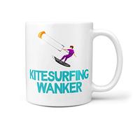 TeHe Gifts Funny Gift for Kite Surfing Wanker Present Gifts Mug for Him Her