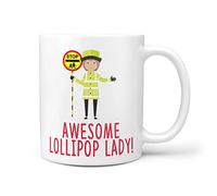 TeHe Gifts Funny Gift Idea for Lollipop Lady School Gift 10oz Ceramic Coffee Tea Present Birthday Mug