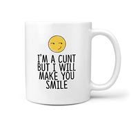 TeHe Gifts Funny I'm A Cunt But I Will Make You Smile Office Work Mug