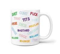 TeHe Gifts Funny Swear Word Profanity Swearing Rude Mug