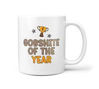 TeHe Gifts Gobshite of The Year Funny Work Office Student Son Daughter Gift Mug