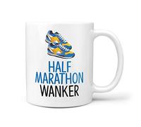 TeHe Gifts Half Marathon W Anker Mug Running Runner Novelty 10oz Ceramic Gift Mug