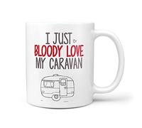 TeHe Gifts I Just Bloody Love My Caravan Mug