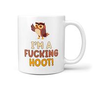 TeHe Gifts I'm A Fucking Hoot Funny 10oz Gift Mug