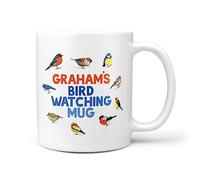 TeHe Gifts - Personalised Bird Watching Present Funny Novelty 10oz Gift Mug