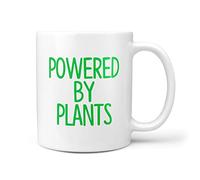TeHe Gifts Powered by Plants Present Gifts Mug for Him Her