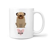 TeHe Gifts Pug Mum Gift Mug