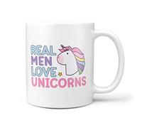 TeHe Gifts Real Men Love Unicorns Funny Gay LBGT 10oz Gift Mug