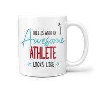 TeHe Gifts This is What an Awesome Athlete Looks Like Gift Idea Birthday 10oz Ceramic Mug