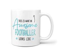 TeHe Gifts This is What an Awesome Footballer Looks Like Gift Idea Birthday 10oz Ceramic Mug