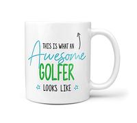 TeHe Gifts This is What an Awesome Golfer Looks Like Gift Idea Birthday 10oz Ceramic Mug