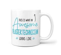 TeHe Gifts This is What an Awesome Plaster Technician Looks Like Gift Idea Birthday 10oz Ceramic Mug
