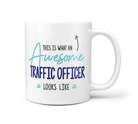 TeHe Gifts This is What an Awesome Traffic Officer Looks Like Gift Idea Birthday 10oz Ceramic Mug