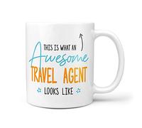TeHe Gifts This is What an Awesome Travel Agent Looks Like Gift Idea Birthday 10oz Ceramic Mug