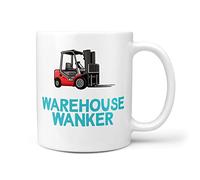 TeHe Gifts Warehouse Wanker Gift Mug Fork Lift Worker