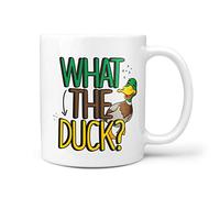 TeHe Gifts What The Duck Novelty 10oz Ceramic Gift Mug
