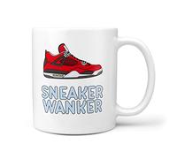 TeHeGifts Sneaker Wanker Funny Gifts for Trainer Collectors Love Trainer 10oz Gift Mug