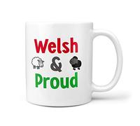 TeHeGifts Welsh and Proud Gifts Him Her for Wales Living 10oz Gift Mug