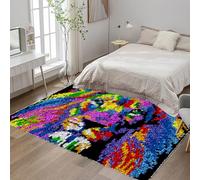 Tehocwiz 40x70 cm Large Latch Hook Kits for Adults Rug Making Kit for Adults Beginners Latch Hook Rug Kits Printed Canvas Crocheting Crafts Embroidery for Adults Tapestry Kits Rug for Beginners