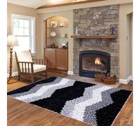 Tehocwiz DIY Latch Hook Rug Making Kit for Adults Latch Hook Rug Kit Stitch Kit Carpet Making Cushion Needlework for Beginners Unfinished Handmade Crochet Yarn Home Decor 38x52 cm