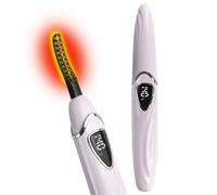 Tehoi S600 Heated Eyelash Curler - Lash Curler Heated with Accurate Temperature Control, Intelligent Auto Power Off for Natural Makeup & Long-Lasting Curls | Heated Lash Curlers (Pink+Silver)