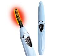 Tehoi S600 Heated Eyelash Curler - Lash Curler Heated with Accurate Temperature Control, Intelligent Auto Power Off for Natural Makeup & Long-Lasting Curls | Heated Lash Curlers (SkyBlue+Silver)