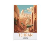 Tehran Iran Vintage Travel Posters Canvas Art Poster And Wall Art Picture Print Bedroom Decor 30x40cm