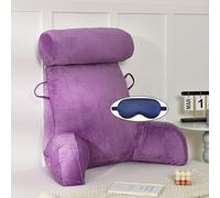 TEHWDAIYOU Premium Reading Bed Rest Pillow,Reading Pillow For Adults,Soft Cosy Back Support Pillow,With Neck/Arm Support,for Bed,Gaming,Reading,Relaxing Or Watching TV