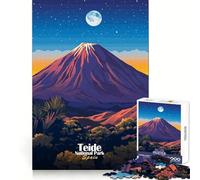 Teide National Park 1000 Piece Jigsaws for Teenagers Puzzle Strong Logic Toy Relaxed Mind Clear Edge Bday Surprise (50x75cm)