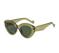TEidea Sunglasses Retro Leopard Print Women'S Oversized Sunglasses, Men'S Oval Sunglasses Uv400-Olive Green Green