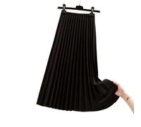 TEidea Women'S Skirts Womens Midi Skirts Elegant And Versatile High Waist Midi Pleated Skirt For Women-Black-L
