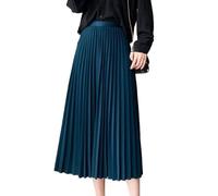 TEidea Women'S Skirts Womens Midi Skirts Elegant And Versatile High Waist Midi Pleated Skirt For Women