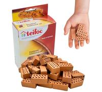 Teifoc Regular Brick Kit , Red, for 6 years to 99 years