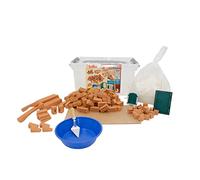 Teifoc TEI 650 Brick Building Kit - Creative Building Kit I, Multicoloured | Craft set for children from 6 7 8 years and adults, creative toy for crafts for girls and boys, for DIY projects