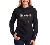Teiniuby Kpop Love Yourself Hoodie BTS Sweatshirt Pullover Jungkook Jim V Suga Rap Monster Lightweight Jacket Sweater (Black-2, Medium)