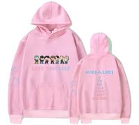 Teiniuby Women Bangtan Hoodie Love Yourself Sweatshirt K-pop Jungkook Suga V RM Jin J-hope Long Sleeves Pullover Sweater Coat
