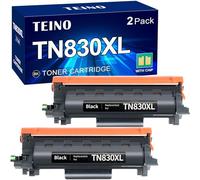 TEINO Compatible TN830XL Toner Replacement for Brother TN830XL TN830 XL TN 830 Toner Use with HL-L2460DW DCP-L2640DW HL-L2420DW HL-L2405W MFC-L2820DW HL-L2480DW HL-L2400D HL-L2460DWXL Toner(2-Pack)
