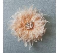 Teinopalpus Flower Wall Decor Multiple Layer Handcrafted Feather JUJU HAT Decoration Cowrie Shells for Balcony Patio Porch Bedroom Living Room Garden,Grey 18" in (Orange 10" in, 25cm / 10" in)