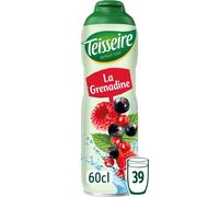 Teisseire Grenadine Syrup for Soft Drinks, Cocktails, Bottle 60 cl