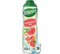 Teisseire Pink Grapefruit Syrup for Soft Drinks, Cocktails, Bottle 60 cl