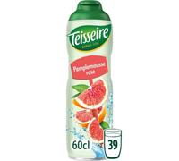Teisseire Pink Grapefruit Syrup for Soft Drinks, Cocktails, Bottle 60 cl