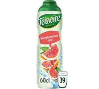 Teisseire Pink Grapefruit Syrup for Soft Drinks, Cocktails, Bottle 60 cl