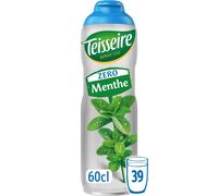 Teisseire Sugar Free Spearmint Syrup for Soft Drinks Cocktails Bottle 60cl