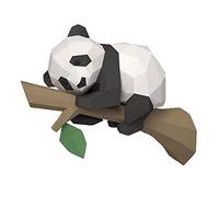 TEITEYER 3D Animal Paper Model,Panda on The Tree Geometric for Home Decor,Educational,A