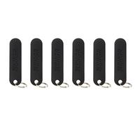TEITEYER 6Pcs SIM Card Removal Tool-Sim Card Tray Pin Eject Removal Tool Needle Opener Ejector,with Removable Key Chain,Black