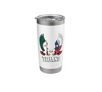 Tejano Texas and Mexico Heritage Eagles Tejas Tex-Mex Stainless Steel Insulated Tumbler