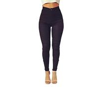 TEJNORZ Spring Boyfriend Jeans Oversized Casual Jeans Women's Summer Slim Mom Pants High Waist Stretch Jeans Black L