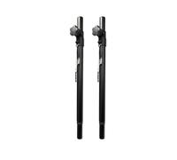 TEK audio Height Adjustable 35mm Speaker Poles Mount for Subwoofer Extend 74 to 126 cm - Pack of 2 SS220 PA Stand Mobile DJ