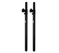 TEK audio Height Adjustable M20 35mm Speaker Poles Mount for Subwoofer Extend 74 to 126 cm - 2 Pack SS240 PA Stand Mobile DJ