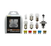 Tek Automotive 24V Emergency Bulb & Fuse Kit for Truck Lorry H4 Halogen Spare Set - 12 Piece